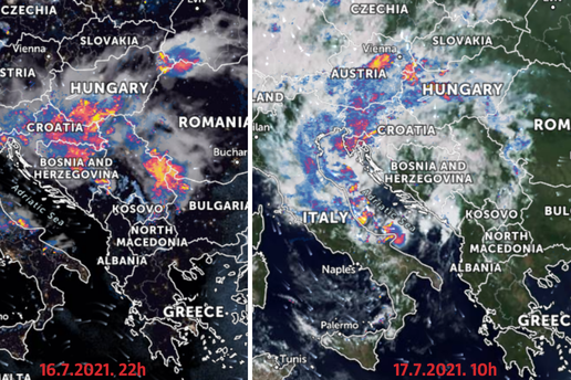 Karta padalina diljem Europe: Evo kako je jako nevrijeme iz Njemačke stiglo i u Hrvatsku