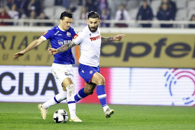 Susret 26. kola SuperSport HNL-a izme&dstrok;u Hajduka i Slaven Belupo