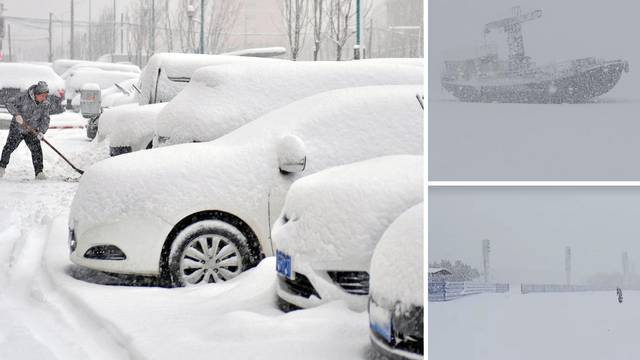 VIDEO Nevjerojatni prizori iz Kine: Snježna oluja paralizirala  milijunski grad, baš sve se bijeli