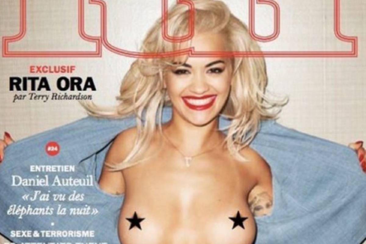 Seksi Rita Ora pokazala grudi na naslovnici časopisa Lui