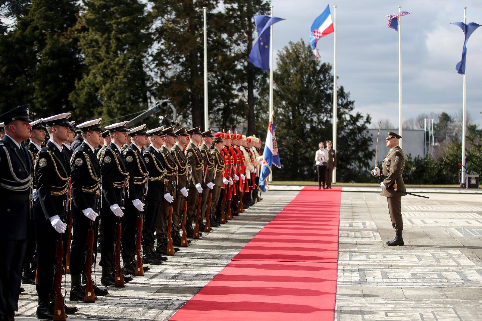 Generalna proba za inauguraciju novog predsjednika Zorana Milanovića