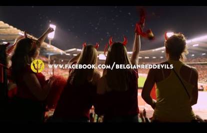 Belgijci plesali s navijačicama: Izludili tribinu 'crvenih vražica'
