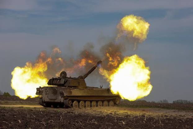 Russia's attack on Ukraine continues, in Kharkiv region