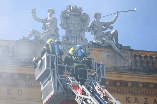 Zagreb: U Hrvatskom narodnom kazalištu održana vježba evakuacije i spašavanja
