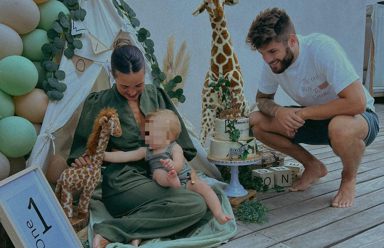 Adriana i Duje Ćaleta-Car su objavili fotke s proslave prvog rođendana njihovog sina Maura