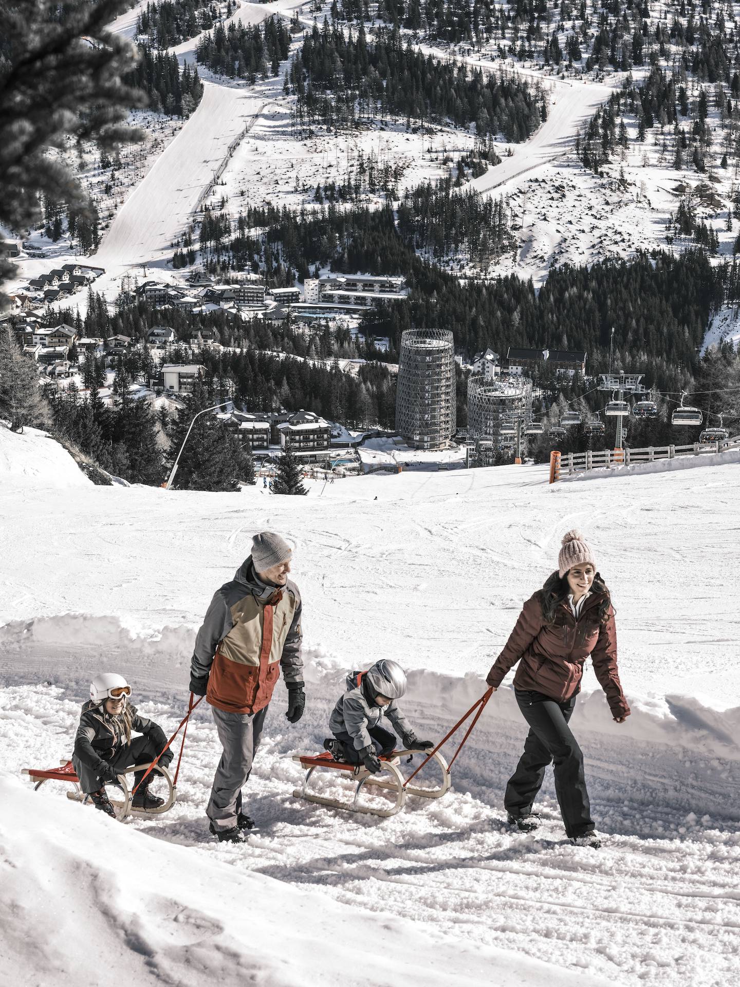 Snježne radosti na sunčanoj strani Alpa