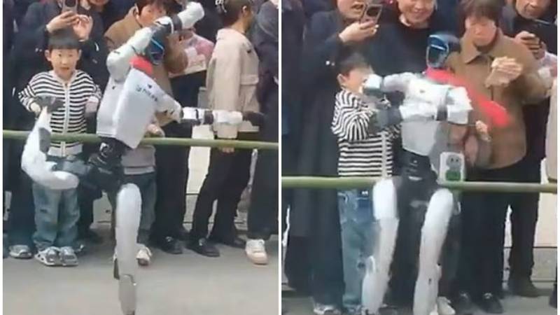 VIDEO Robot opet podivljao: Na plesu pljusnuo dječaka po licu!