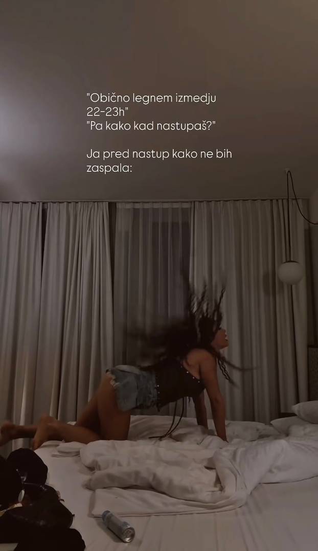 FOTO Fatalna Džehy pokazala što radi kako ne bi zaspala: 'Inače idem ranije spavati'