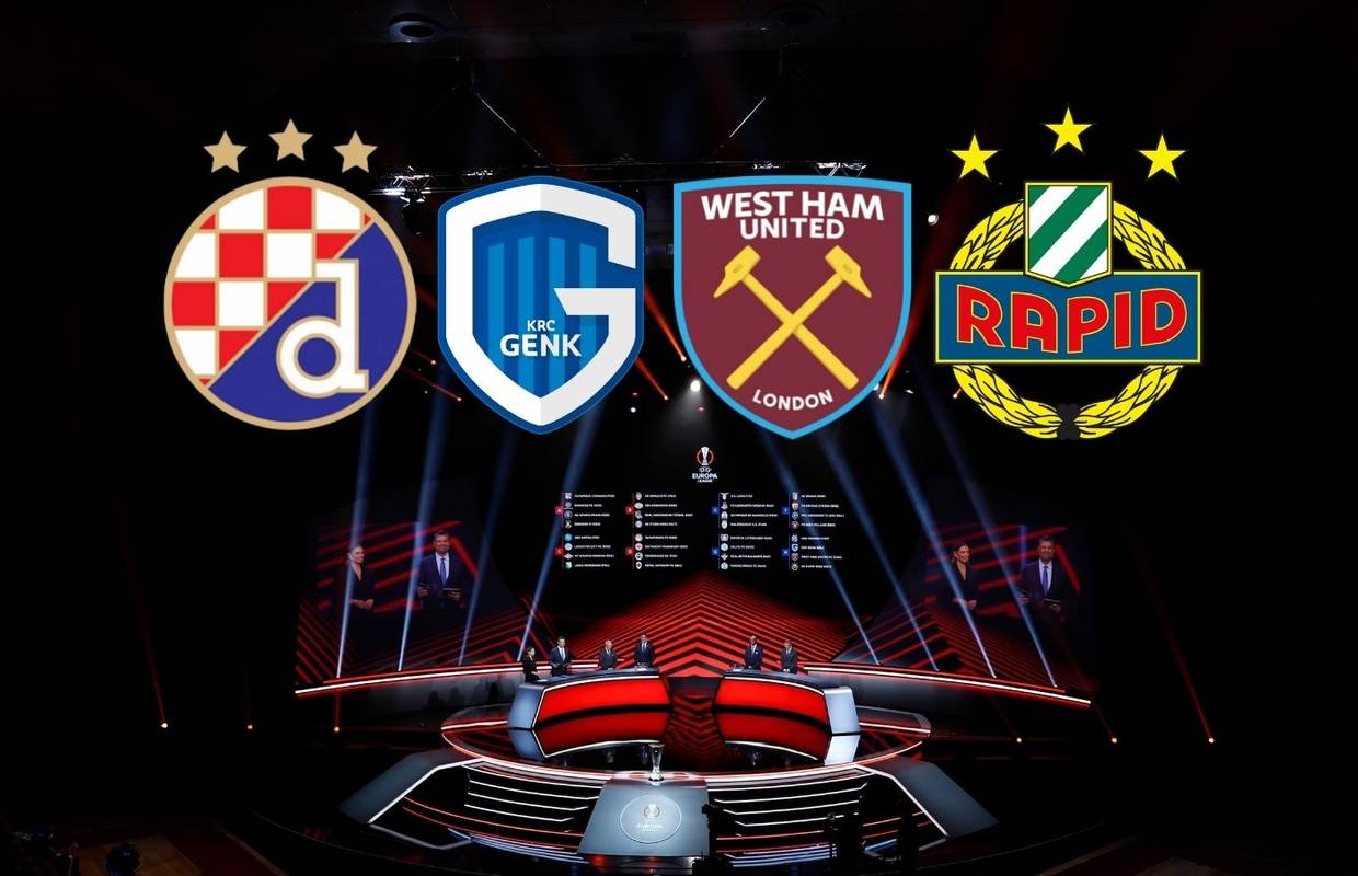 Dinamo opet ide na Otok! Genk, West Ham i Rapid u grupi EL-a