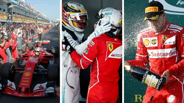 Ferrari se vratio! Vettel pomeo Hamiltona u prvoj utrci sezone