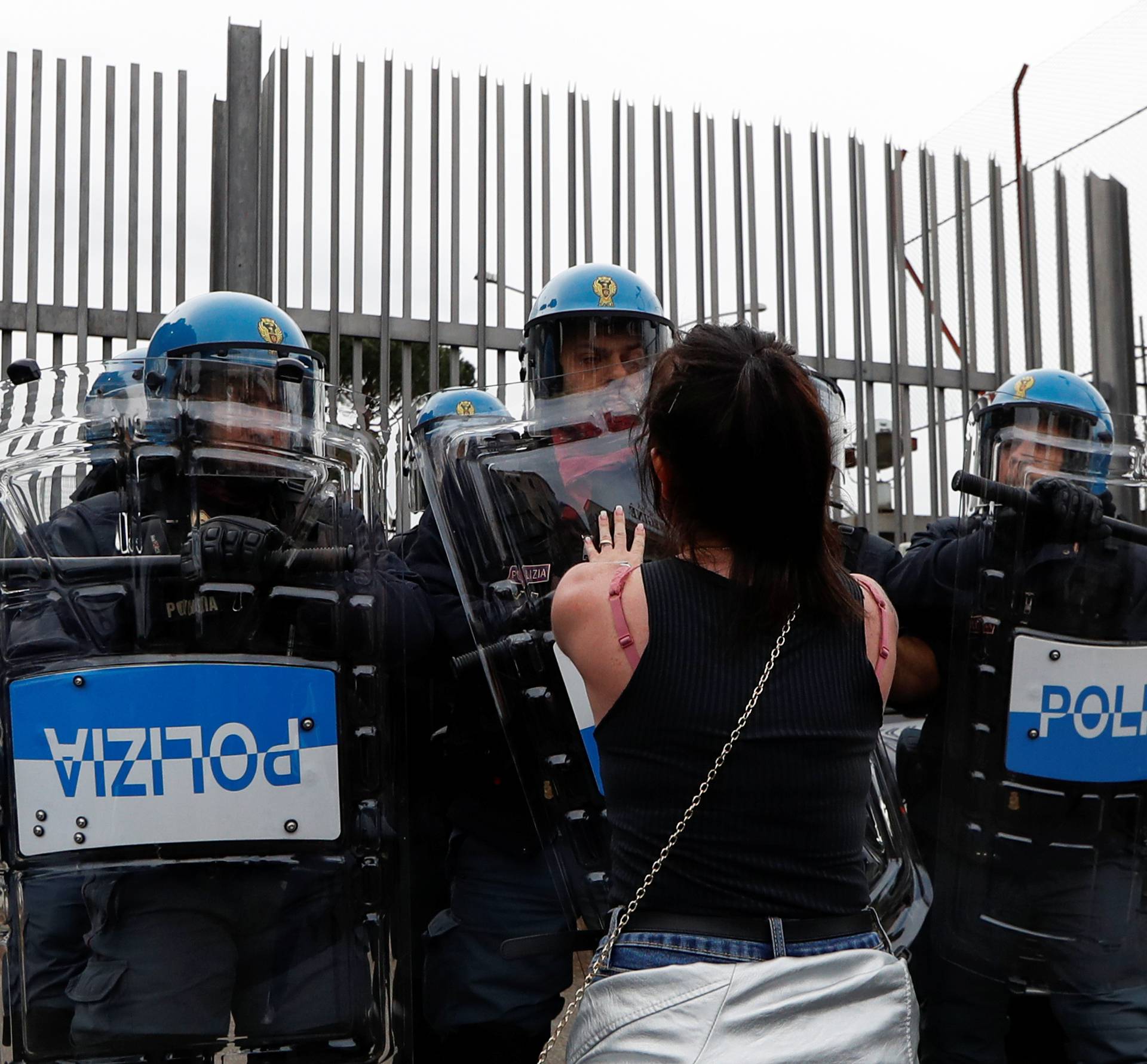 Prison inmates revolt after family visits were suspended due to fears over coronavirus contagion, in Rome