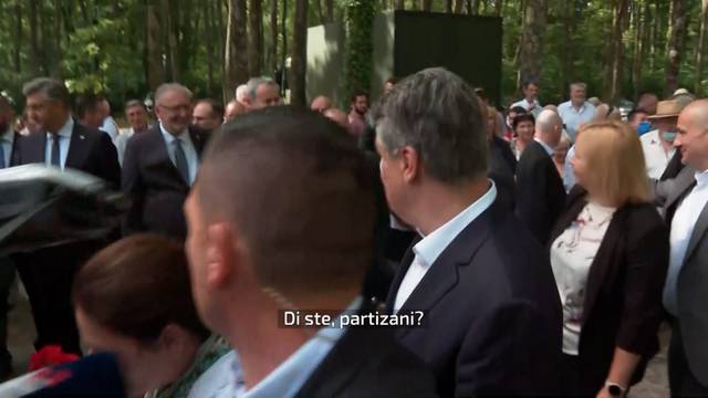 VIDEO Milanović Plenkoviću i ministrima: 'Di ste, partizani?'