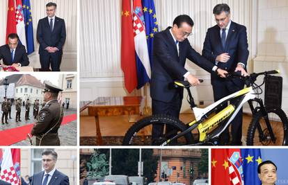 Plenković na dar dobio loptu, a on poklonio bicikl Mate Rimca