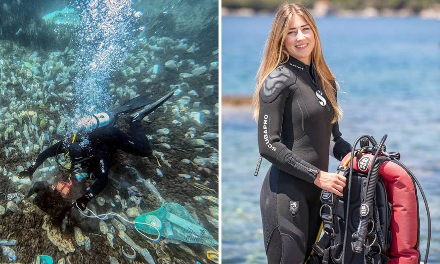 Ekoaktivistica Klara: U moru na pet metara dubine plivalo je smeće, morala sam nešto učiniti