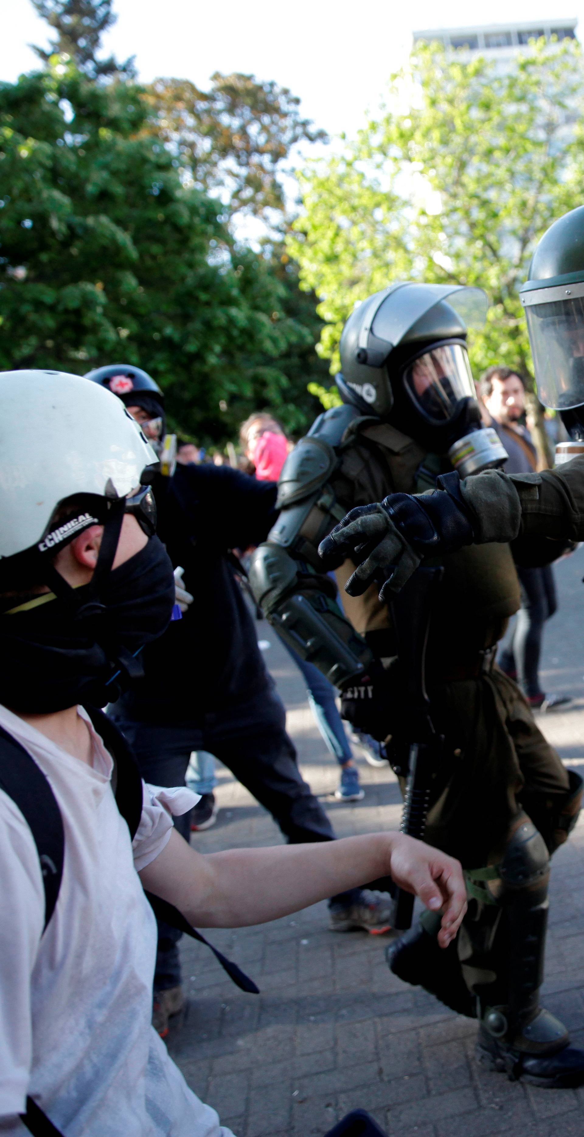 Protest against Chile's government in Concepcion