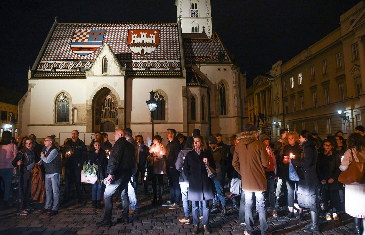 Prosvjednici na Markovom trgu, najavili prosvjede i idućih dana
