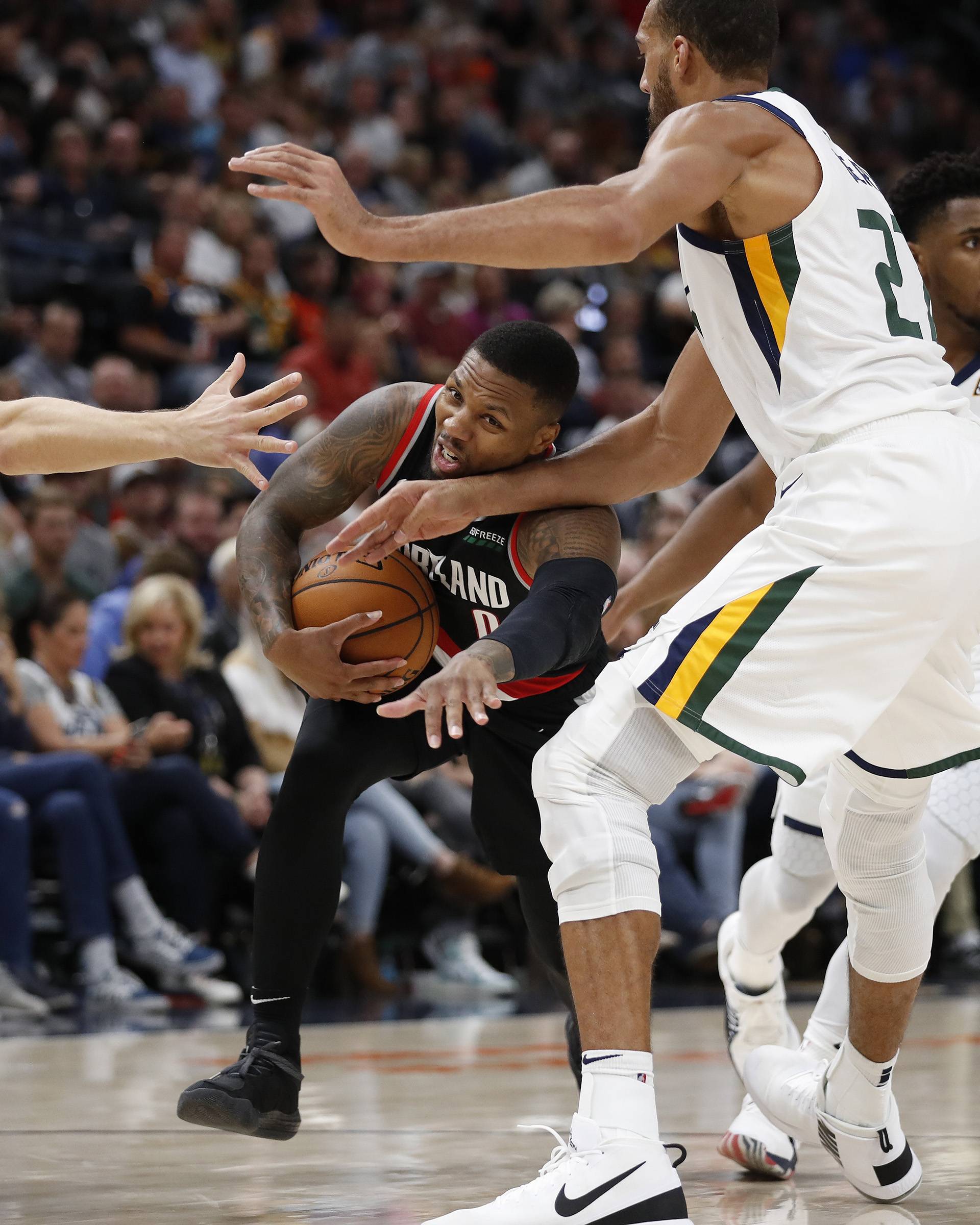 NBA: Preseason-Portland Trail Blazers at Utah Jazz