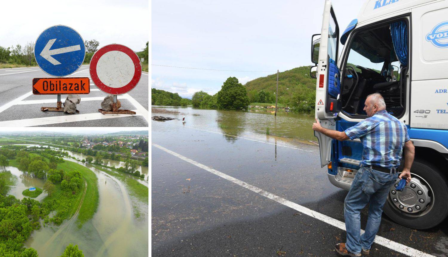 Kiša, poplave i odroni stvaraju kaos u cijeloj zemlji. Zatvorene su brojne ceste, vozite oprezno