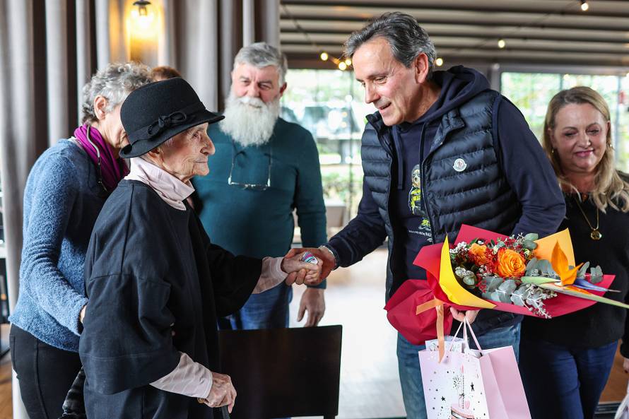 24SATA Proslava 107. rođendana Ivke Brčić, najstarije Zagrepčanke