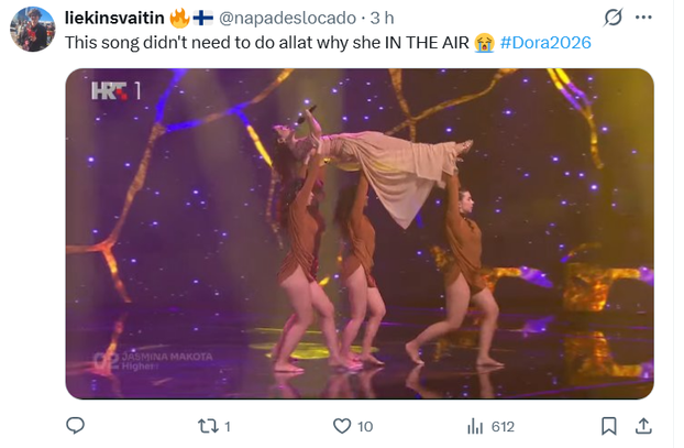 FOTO Pljušte reakcije: Evo što su na mrežama pisali tijekom Dore