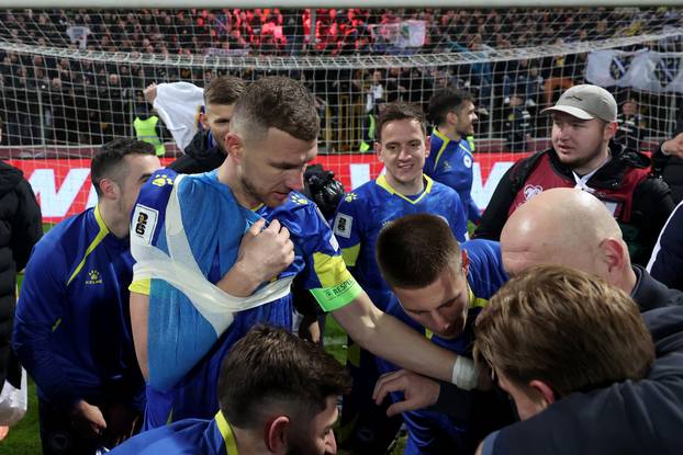 Zenica: Slavlje igra&ccaron;a Bosne i Hercegovine nakon &scaron;to su svladali Italiju jedanaestercima