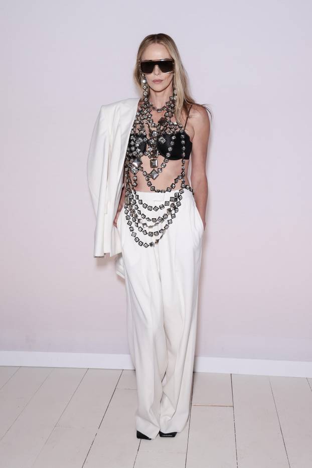 Charlize Theron attends GIVENCHY Spring-Summer 2026 runway during Paris Fashion Week on September 2025 - Paris, France, 03/10/2025