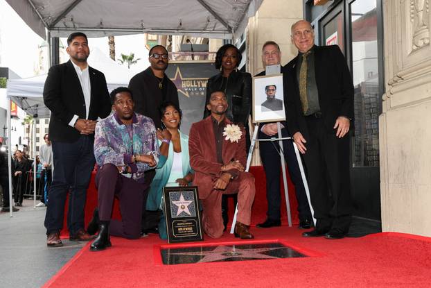 Actor Chadwick Boseman posthumously receives star on Hollywood Walk of Fame, in Los Angeles