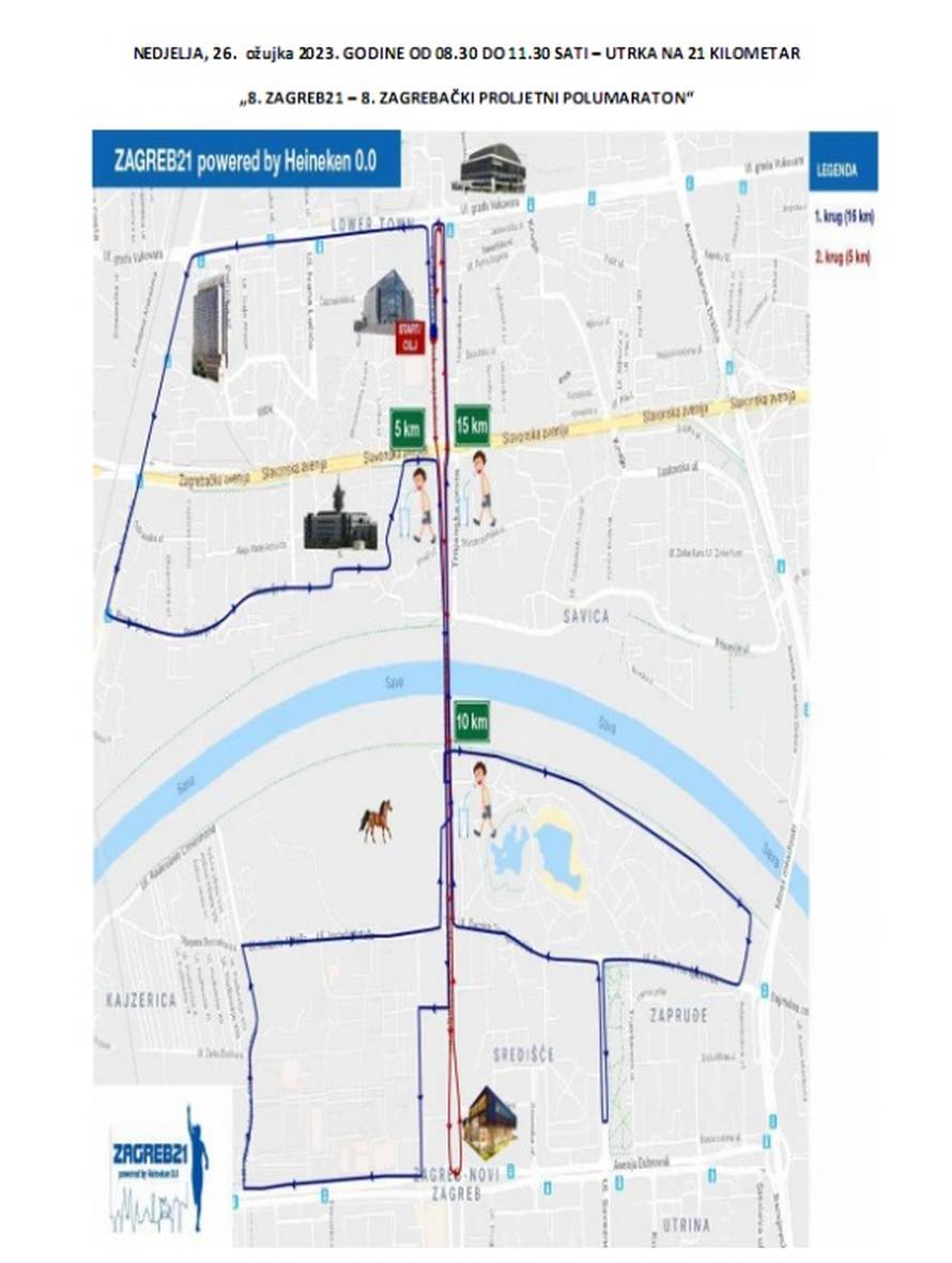 Gužve i blokade u Zagrebu zbog današnjeg maratona: Ovo su obilazni pravci, pripremite živce