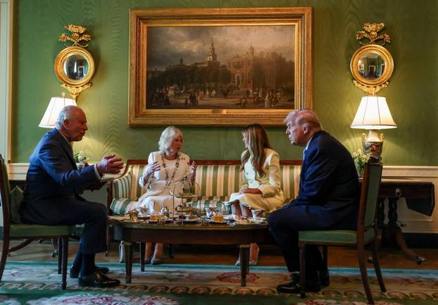 Britain's King Charles and Queen Camilla in the United States for state visit