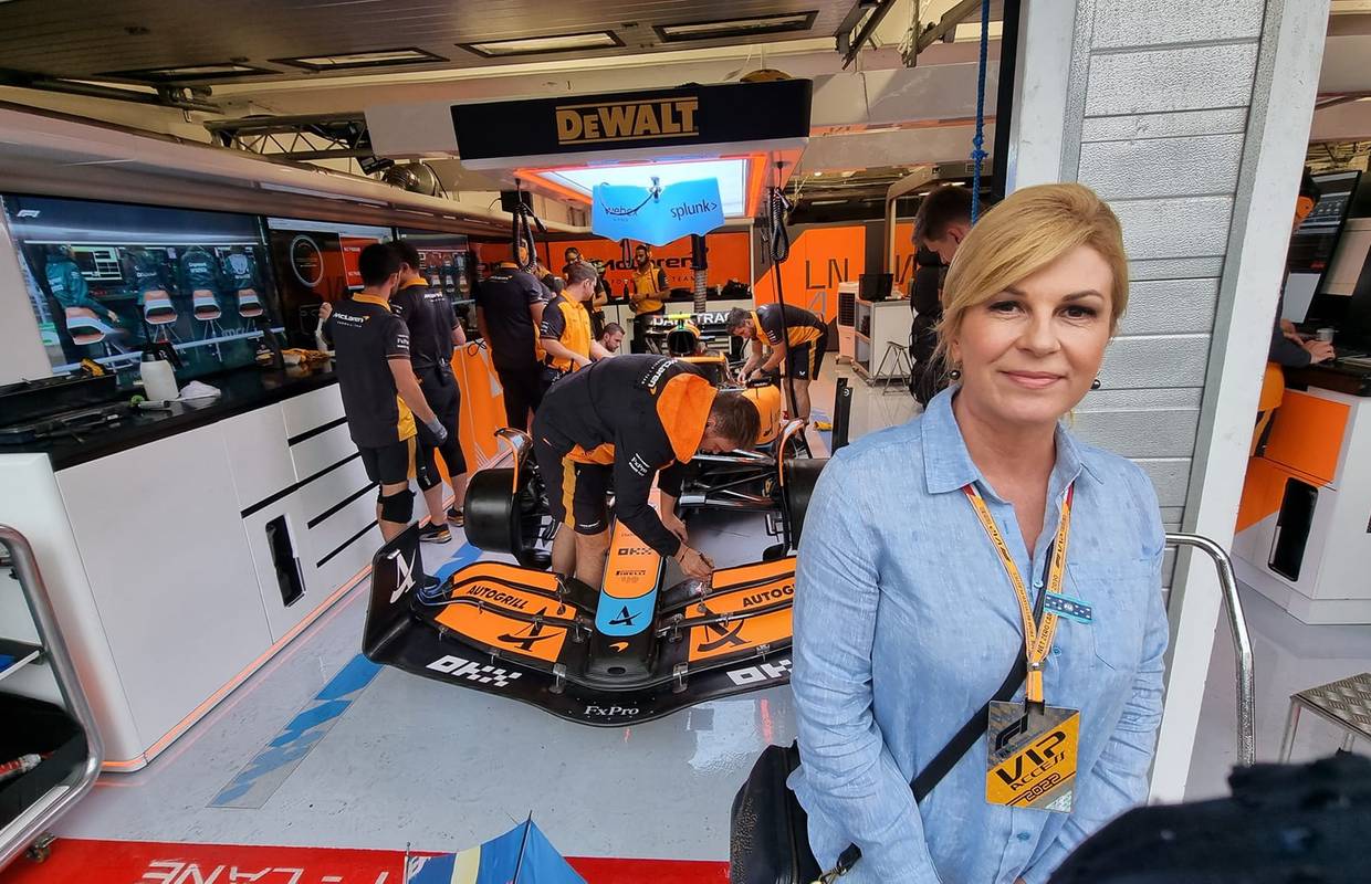 Kolinda se u Mađarskoj družila s F1 'kremom': Upoznala Norrisa