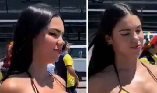VIDEO Čvrsta konkurencija Knoll iz Ekvadora: Nećete vjerovati u čemu je dama došla na stadion