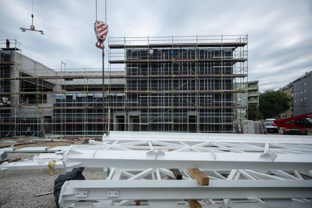 Zagreb: Radovi na bazenu Špansko