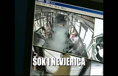 Putnici autobusa eksplodirao mobitel u ruci, sve snimile kamere
