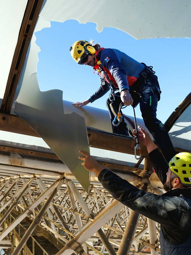 Sanacija krova na Poljudu