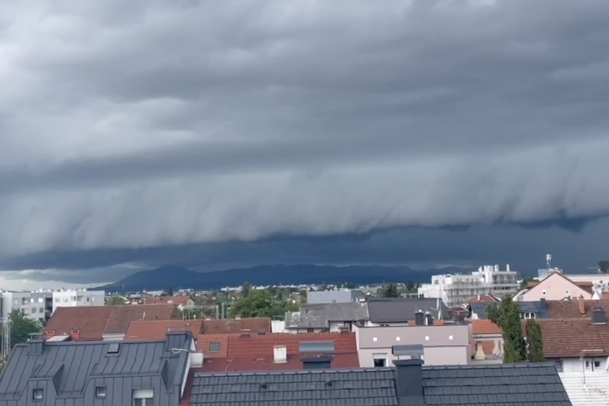 Nevrijeme stiže prema Zagrebu