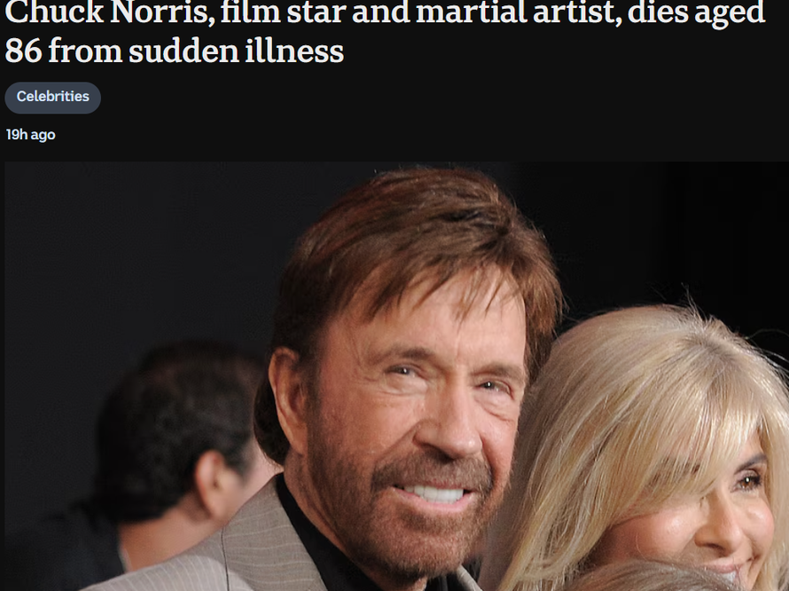 Chuck Norris nije umro. Samo je odlučio istražiti zagrobni život: Ovako je svijet ispratio legendu