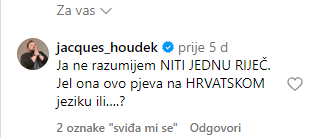 Jacques Houdek opleo po Niki Turković: 'Ne razumijem ništa'