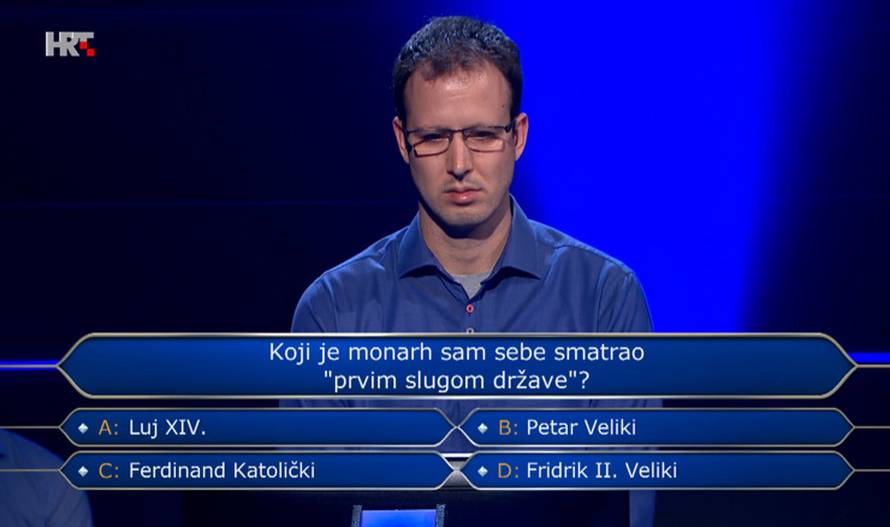 Otvorio pitanje za 250.000 kn pa odustao. Znate li odgovor?