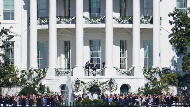 President Joe Biden Granddaughter Naomi Biden Wedding at White House in Washington