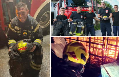 Pogledajte opremu vatrogasca iz Donje Pušće: 'Gorio sam, ali ova mi je kaciga spasila život'