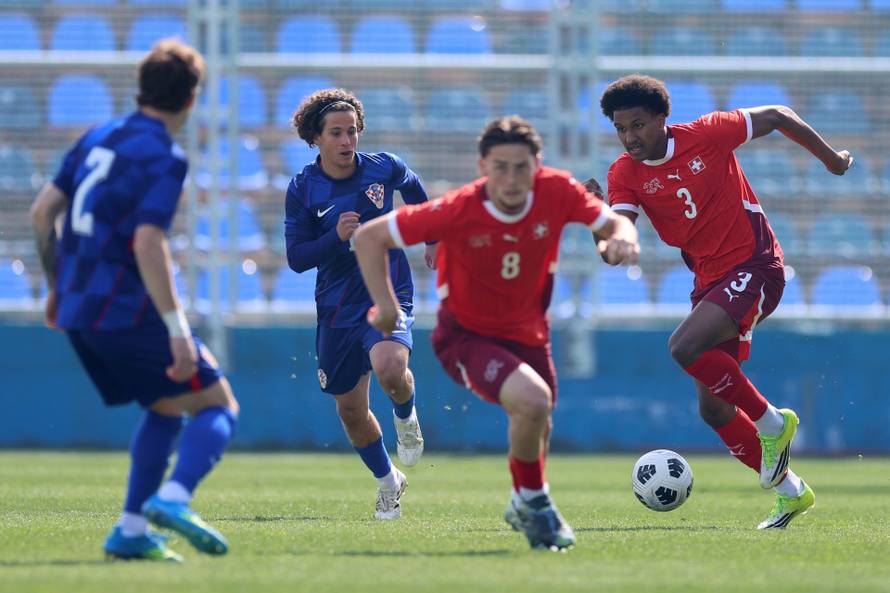Varaždin: Elitno kolo kvalifikacija za Euro U-19 2025./2026., skupina 3, 1. kolo, Hrvatska - Švicarska
