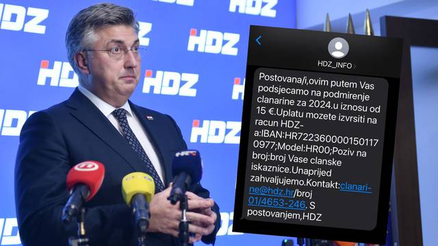 HDZ-ovcima stižu požurnice: Traže da plate 15 eura članarine