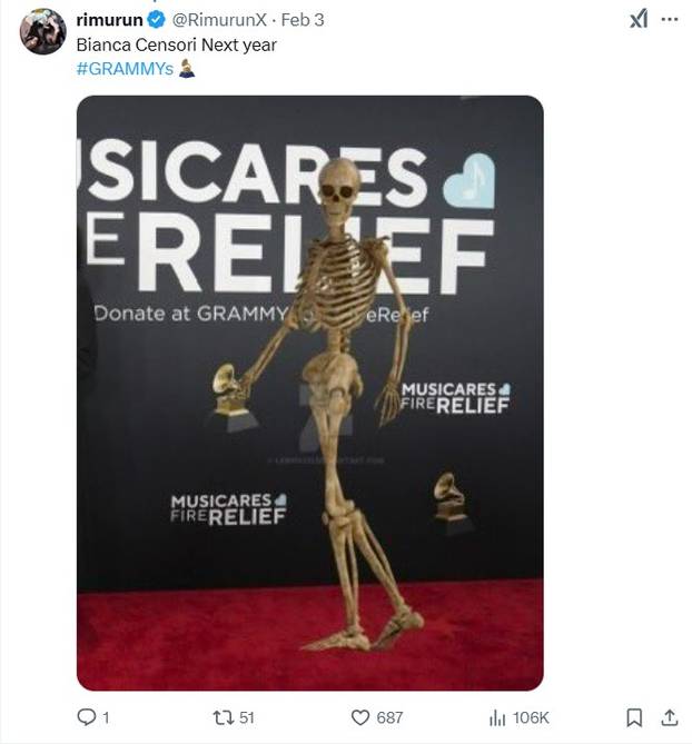 FOTO Internet i dalje bruji o goloj Bianci. Memovi se nižu: 'Idući put će skinuti i svoju kožu'