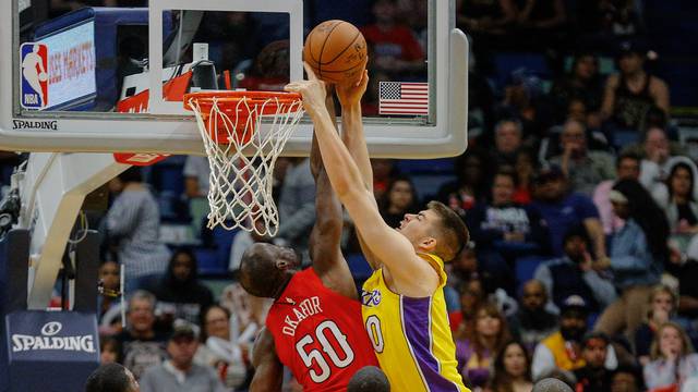 NBA: Los Angeles Lakers at New Orleans Pelicans