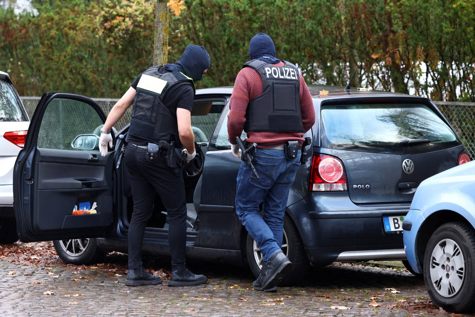 Suspected members and supporters of a far-right group were detained during raids, in Berlin