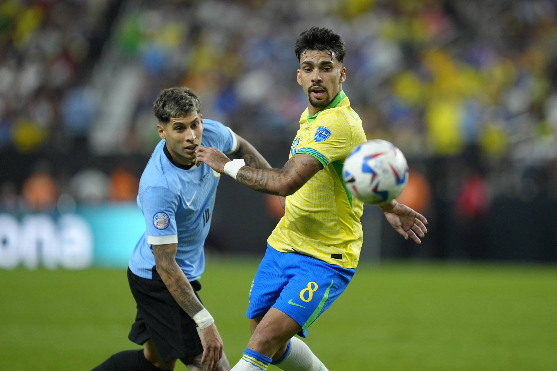 Soccer: Copa America-Quarterfinal-Uruguay vs Brazil