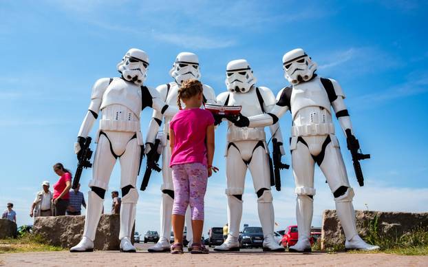 Storm Troopers skupljaju donacije za spašavanje na moru na  German Maritime Rescue Day