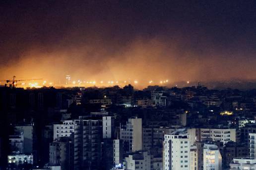 FOTO Izrael krenuo u kopnenu invaziju na Libanon, pogledajte dramatične snimke iz Bejruta