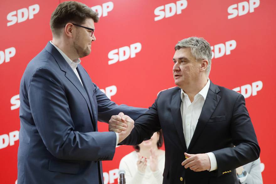 SDP: Peđa Grbin i Zoran Milanović