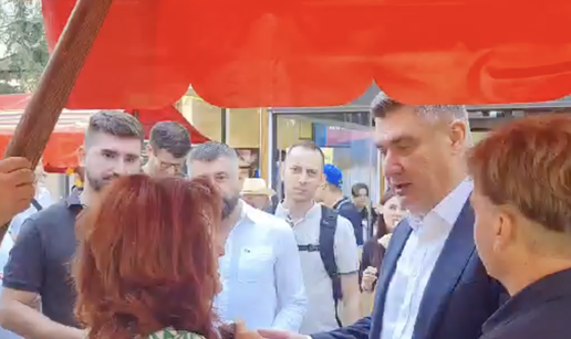 VIDEO Milanović se čudio vege ćevapima i burgerima. Dali mu ulje od konoplje: 'Evo za stres'